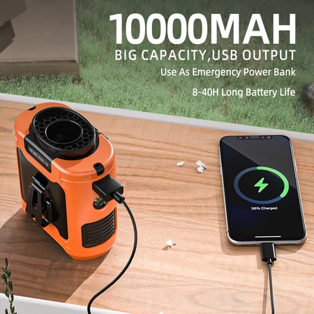 Orashare K50 Portable Fan with Multiple Settings and Lighting - Image 3